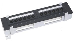 0912 PATCH PANEL NAŚCIENNY K.5 UTP 12P 10"