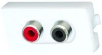 TSC-K101A-9 Adapter złącz 2x RCA (CINCH) + wkłady