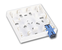 Gniazdo naścienne FTTH 2C bez adapterów FOPA-2A-01