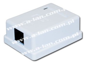 (AL) GNIAZDO FTP 1xRJ45 KAT.5E N/T GN005