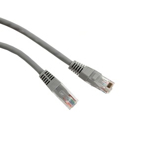 0379 (FC) PATCHCORD UTP 0,5m SZARY KAT.6 