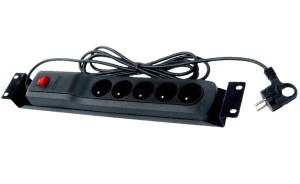 B1W50/R/CZ LISTWA ARMAC 19" 5P 5M Z FILTR