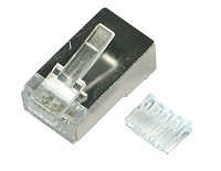 0760  Wtyk RJ45 8p8c ekranowane, kat.6 drut