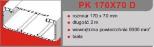 LISTWA PK 170x70 (2m/6m/120m)