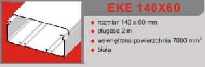 Listwa EKE 140x60 (2m/6m/120m)