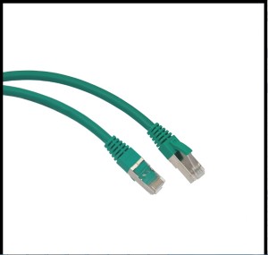 1838 (FC) Patchcord SSTP (PiMF) k6a 0,5m zielony