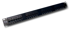 PK004 Patch panel UTP 24 porty IDC 110 kat.5e