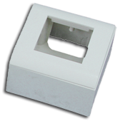 Puszka + support + ramka 45x45 1M Javel