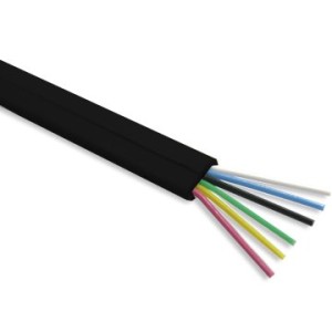 1111 (FC) PRZEWÓD PŁASKI KP-6/100m CZARNY