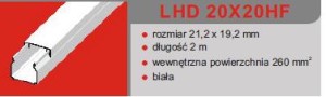 LISTWA LHD 20X20 (2m/48m/2112m)