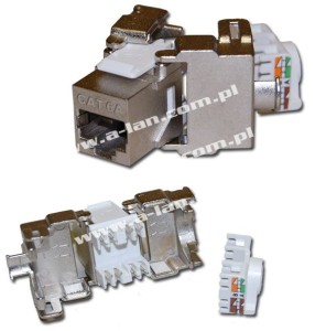 MB005 Moduł keystone bezn. STP kat.6A ALANTEC PLUS