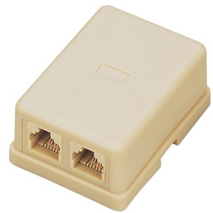 1102 Gniazdo natykowe 6P4C podwójne