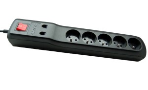 B1WT30/3m Filtr 230V 5 gniazd 3m ZAB.TEL. CZAR