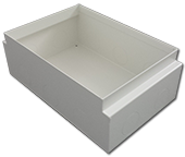 (AL) Podstawa puszki podłogowej 12M - do betonu