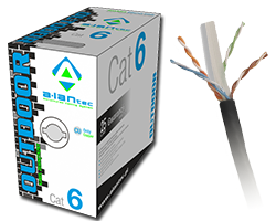 KABEL UTP kat.6 ZEWNĘTRZNY SUCHY 305m ALANTEC M.
