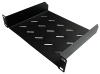 Półka stała 10" 1U głęb. 190mm, kolor czarny