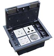 Puszka podłogowa 4M (45x45) plastik PP004 p.techn