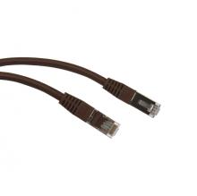 1968 Patchcord STP kat.6 0,5m brązowy