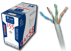 KABEL UTP kat.5e PVC A-LAN 305mb Strong