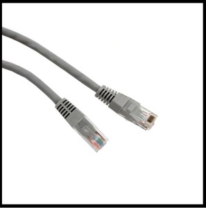 0349 PATCHCORD UTP KAT.5E 5,0m SZARY  BL