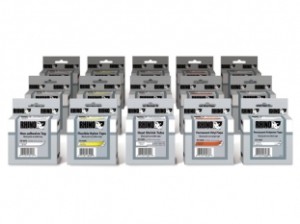 Taśma Rhino 12mm/5,5m Czerwona Winylowa EOL 18438