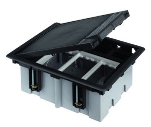 TSC-S210-14 puszka podłogowa 2 moduł, gł. 93mm