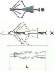 Wkręt-Met GKW -10 (3.5X60)KOŁEK REGIPS OPK.100SZT.