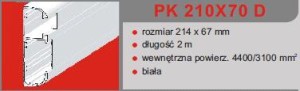 Listwa PK 210X70 D