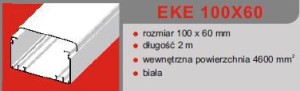 Listwa EKE 100x60 (2m/8m/160m)