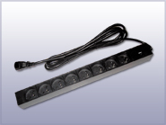 PZ08UL LISTWA ZASILAJĄCA 19" 8 GN.WT UPS