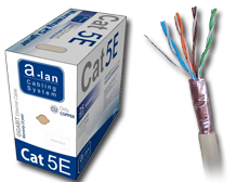 KABEL FTP kat.5e LS0H A-LAN 4x2x24AWG DRUT