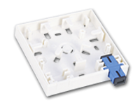 Gniazdo naścienne FTTH 2C bez adapterów FOPA-2A-01