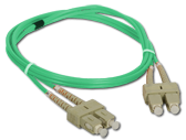 (AL) FO Patch cord MM LC-LC duplex 50/125 OM3 2.0M