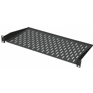 BKT 11111125.2 PÓŁKA 19" 1U 250MM Z PODP CZARNA
