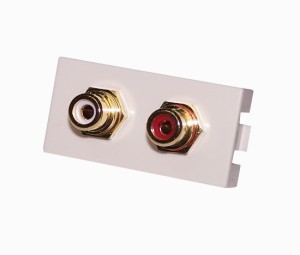 ADA-H014 Moduł Mosaic 22,5x45 - 2x RCA Beczki GOLD