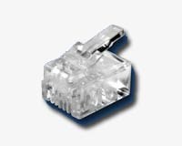 0757 ZŁĄCZE MODULARNE RJ11 6P4C /100 SZTUK