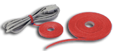 (AL) Opaska rzepowa do kabli szer.9mm/5m CZERWONA