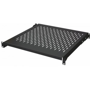 BKT 11111135.2 PÓŁKA 19" 1U 350MM Z PODP  CZARNA