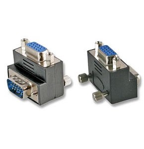 ADAPTER VGA-VGA  kątowy M/Ż ADAP-VGA-K