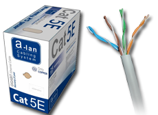 KABEL UTP LINKA kat.5e PVC A-LAN 305mb SZARA
