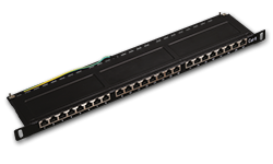 PK031 Patch panel STP kat.5e ALANTEC 0,5U 24P LSA