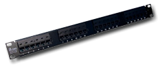 PK004 Patch panel UTP 24 porty IDC 110 kat.5e