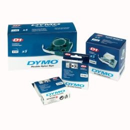 Taśma Dymo D1 9mm/7m Biała/Czerwony S0720700