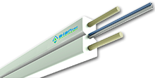 KABEL ŚWIATŁOWODOWY FTTH PŁASKI SM 2J 9/125 LSOH B