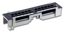 (AL) Patch panel UTP kat.6 12p 10" A-LAN NAŚCIENNY