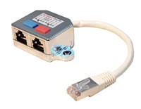 ROZDZIELACZ RJ-45 100 BASE-TX FTP KOMPUTER