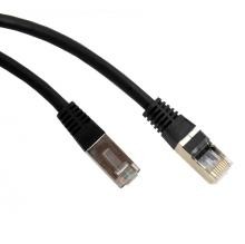 1223 Patchcord STP kat.6 0,5m czarny