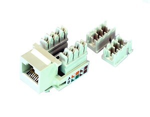 #03752 MODUŁ 8p8c KAT.5e UTP BIAŁY