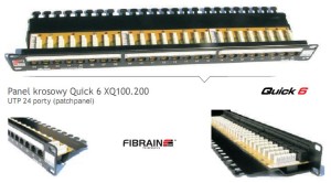 FIBRAIN DATA PATCHPANEL CAT.6 UTP 24 PORTY
