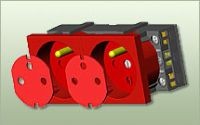 01-G23-2  GN.2X(2P+Z)Z BL.+2KLUCZE CZERW.